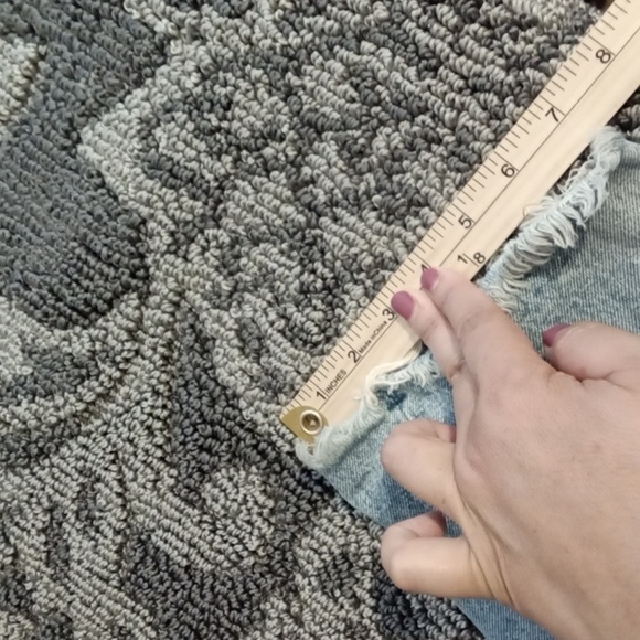 Zara Womens Busted Knees Distressed Slightly Baggie Button Fly Size 8 - Picture 10 of 11